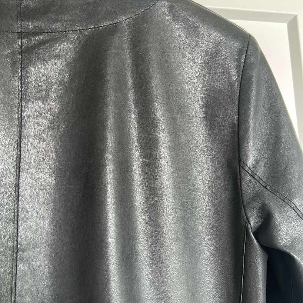 Vince Lambskin Leather Dress - Picture 6 of 10